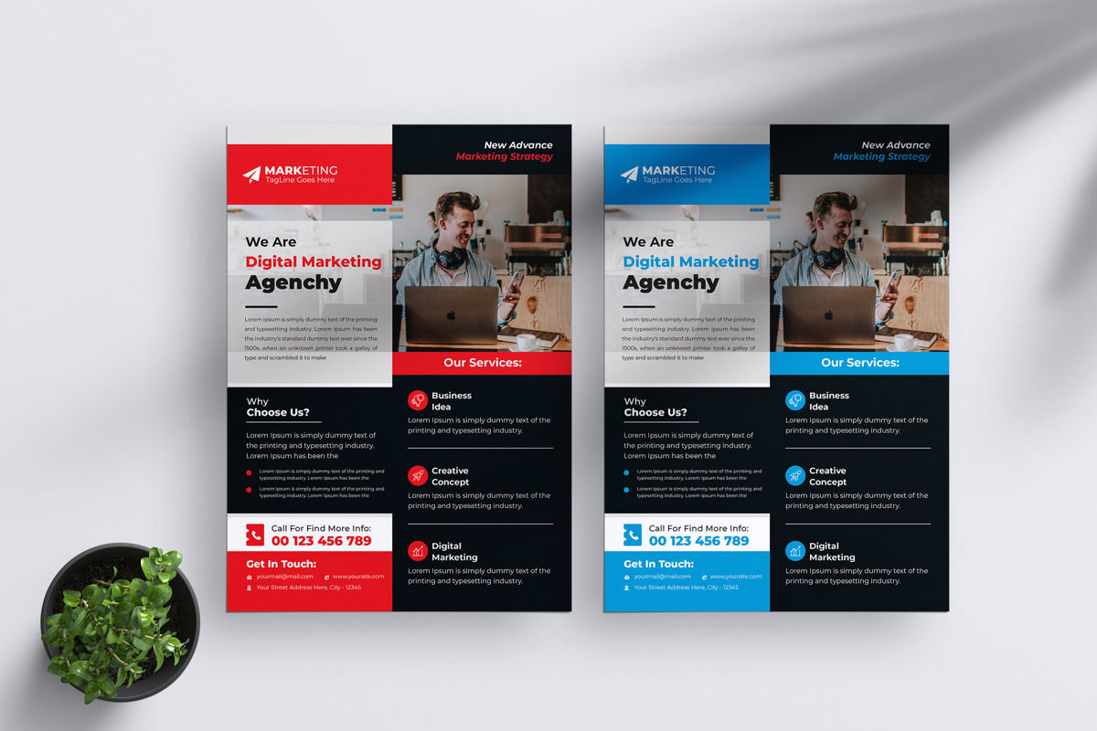 Corporate Theme Business Flyer Template Flyer Graphiexperto