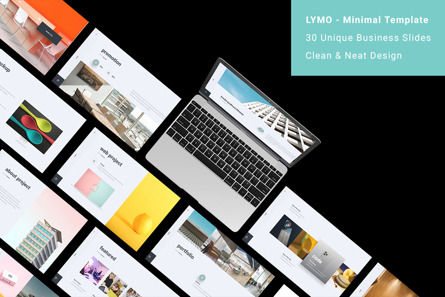 LYMO - Minimal Googleslide Presentation Template, Tema de Google Slides, 14583, Negocios — PoweredTemplate.com