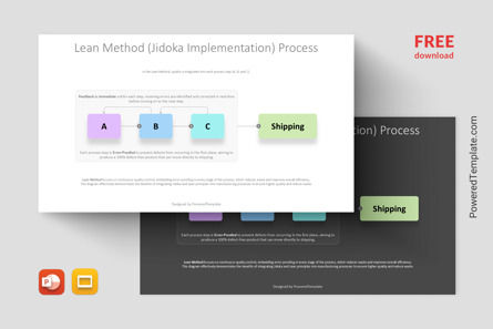 Free Lean Method Jidoka Implementation Process Presentation Template, Gratis Tema di Presentazioni Google, 14588, Modelli di lavoro — PoweredTemplate.com