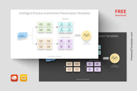 Free Intelligent Process Automation Model Presentation Template, 免费 Google幻灯片主题, 14621, 商业模式 — PoweredTemplate.com