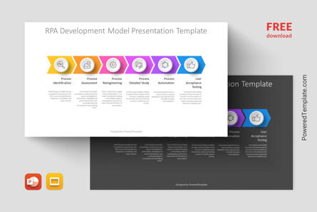 RPA Development Model Free Presentation Template, Gratis Tema di Presentazioni Google, 14630, Modelli di lavoro — PoweredTemplate.com