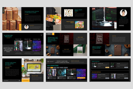 Creative Catalog Product Service PowerPoint Template, 슬라이드 4, 14634, Art & Entertainment — PoweredTemplate.com