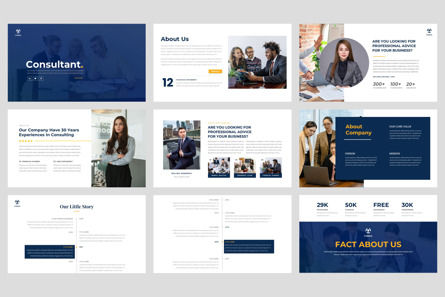 Financial Planner Consultant Keynote Template, Dia 2, 14637, Bedrijf — PoweredTemplate.com