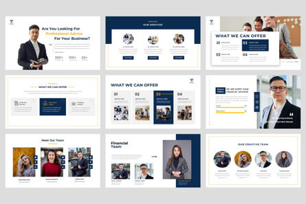 Financial Planner Consultant Google Slide Template, 슬라이드 3, 14639, 비즈니스 — PoweredTemplate.com