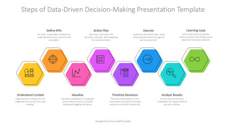 Steps of Data-Driven Decision-Making Presentation Template, Folie 2, 14641, Business Modelle — PoweredTemplate.com