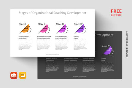 Stages of Organizational Coaching Development Free Presentation Template, Gratis Google Presentaties-thema, 14651, Businessmodellen — PoweredTemplate.com