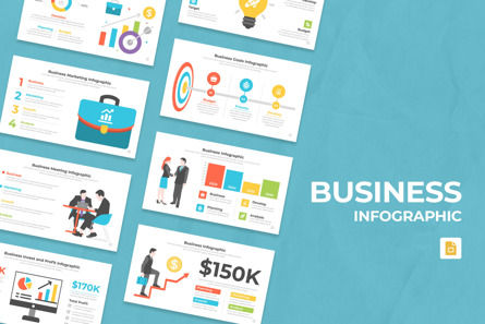 Business Infographic Template Google Slides, Google Slides Thema, 14659, Business — PoweredTemplate.com