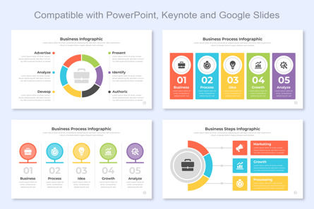 Business Infographic Template Google Slides, 幻灯片 2, 14659, 商业 — PoweredTemplate.com