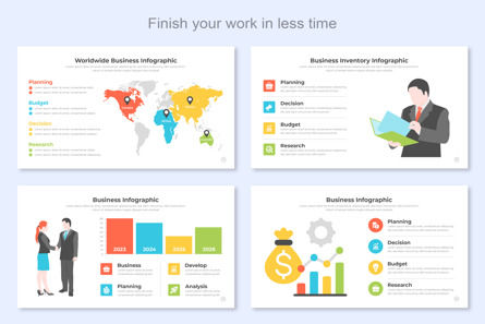 Business Infographic Template Google Slides, 幻灯片 6, 14659, 商业 — PoweredTemplate.com