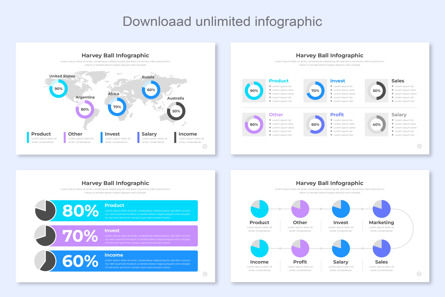 Harvey Ball Infographics Template Google Slides, Deslizar 2, 14660, Negócios — PoweredTemplate.com