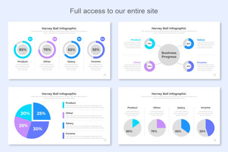 Harvey Ball Infographics Template Google Slides, Deslizar 6, 14660, Negócios — PoweredTemplate.com