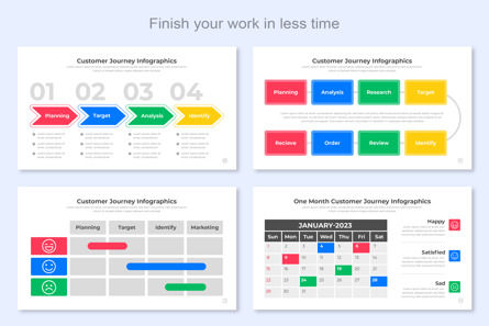 Customer Journey Infographics Google Slides Template, 幻灯片 5, 14661, 商业 — PoweredTemplate.com