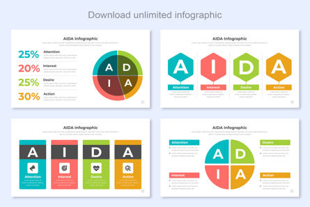 AIDA Infographic Google Slides Template, 슬라이드 3, 14662, 비즈니스 — PoweredTemplate.com