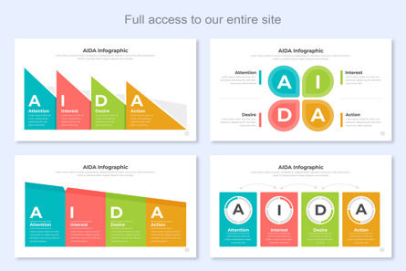 AIDA Infographic Google Slides Template, 슬라이드 5, 14662, 비즈니스 — PoweredTemplate.com