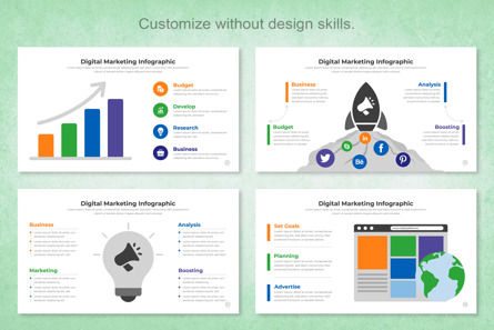 Digital Marketing Infographic Keynote, 幻灯片 8, 14674, 商业 — PoweredTemplate.com