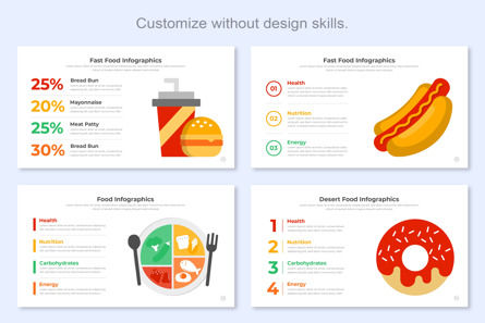 Food Infographics Keynote Template, Dia 2, 14676, Bedrijf — PoweredTemplate.com