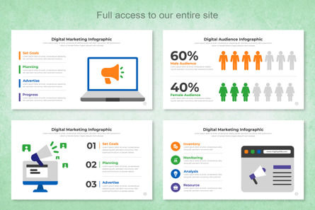 Digital Marketing Infographic Template PPT, Slide 2, 14680, Business — PoweredTemplate.com