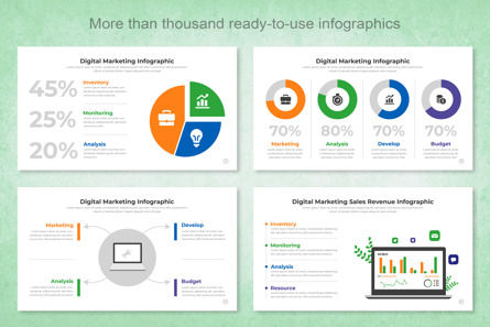 Digital Marketing Infographic Template PPT, Slide 6, 14680, Business — PoweredTemplate.com