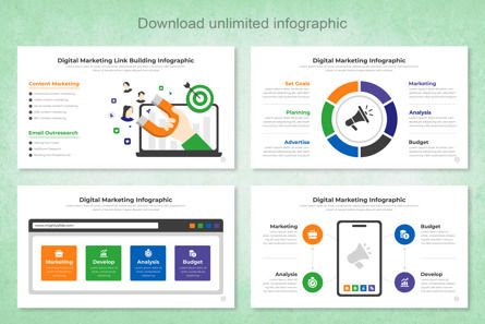 Digital Marketing Infographic Template PPT, Slide 7, 14680, Business — PoweredTemplate.com