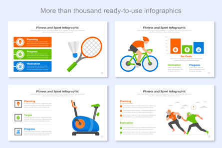 Fitness and Sport Infographic Template PowerPoint, 슬라이드 7, 14682, 비즈니스 — PoweredTemplate.com