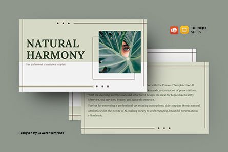 Natural Harmony Free Presentation Template, Grátis Tema do Google Slides, 14699, Carreiras/Indústria — PoweredTemplate.com