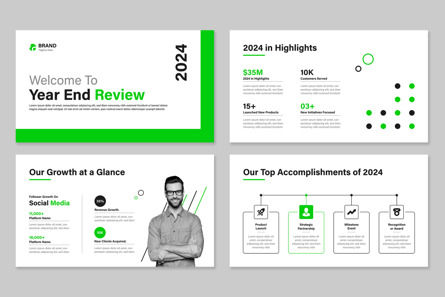 Year-End Review PowerPoint Presentation Template, Slide 2, 14704, Lavoro — PoweredTemplate.com