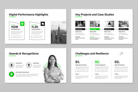 Year-End Review PowerPoint Presentation Template, Slide 4, 14704, Lavoro — PoweredTemplate.com