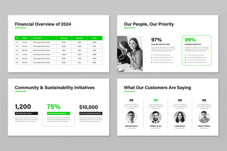 Year-End Review PowerPoint Presentation Template, Slide 5, 14704, Lavoro — PoweredTemplate.com