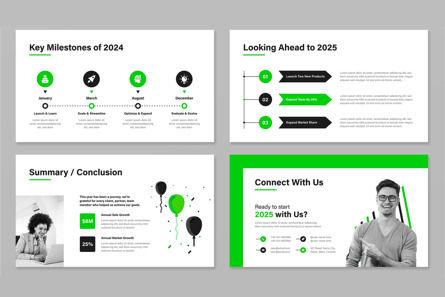 Year-End Review PowerPoint Presentation Template, Slide 6, 14704, Lavoro — PoweredTemplate.com