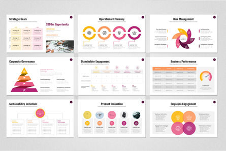 Annual Report Google Slides Template, Slide 4, 14721, Bisnis — PoweredTemplate.com