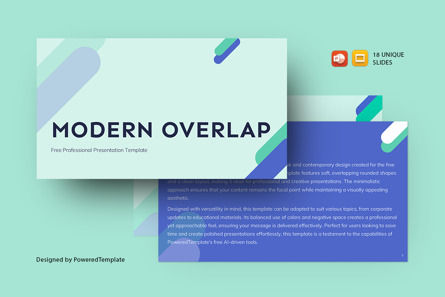 Modern Overlap Presentation Template, 無料 Googleスライドのテーマ, 14727, 農業 — PoweredTemplate.com