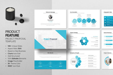 Project Proposal Google Slide Template, Deslizar 2, 14728, Negócios — PoweredTemplate.com