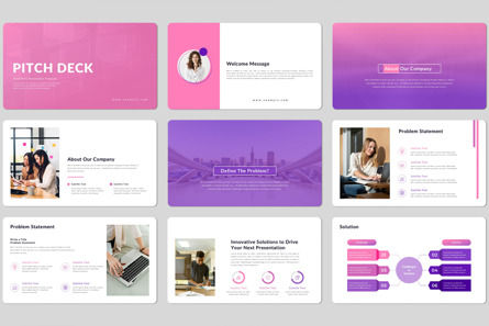 Pitch Deck PowerPoint Template, Slide 3, 14730, Business — PoweredTemplate.com