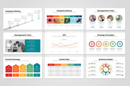 Business Strategy Google Slides Template, スライド 4, 14733, ビジネス — PoweredTemplate.com