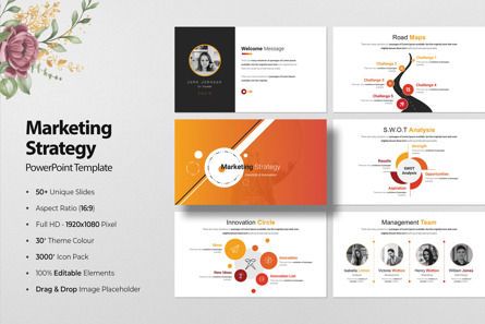 Marketing Strategy PowerPoint, 幻灯片 2, 14737, 商业 — PoweredTemplate.com