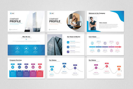 Company Profile PowerPoint Template, Slide 2, 14742, Business — PoweredTemplate.com