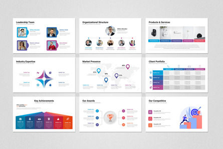 Company Profile PowerPoint Template, Slide 3, 14742, Business — PoweredTemplate.com