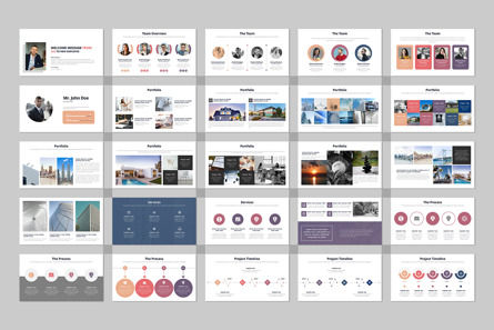 Pristine Minimal Google Slide Presentation Template, Folie 4, 14744, Business — PoweredTemplate.com