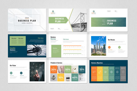 Business Plan PowerPoint Template - Corporate Presentation for Startups, 슬라이드 2, 14746, 비즈니스 — PoweredTemplate.com