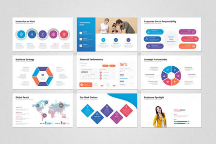 Company Profile Google Slides Template, Slide 4, 14749, Lavoro — PoweredTemplate.com