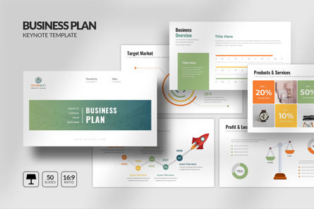 Business Plan Keynote Template - Corporate Presentation for Startups, Plantilla de Keynote, 14750, Negocios — PoweredTemplate.com