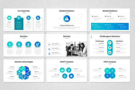 Project Proposal PowerPoint Template - Professional Business Presentation, Slide 3, 14751, Lavoro — PoweredTemplate.com