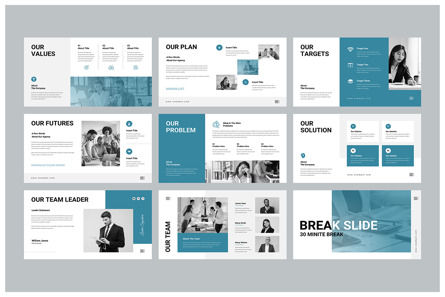 Minimal Business Keynote Template, 幻灯片 3, 14764, 商业 — PoweredTemplate.com