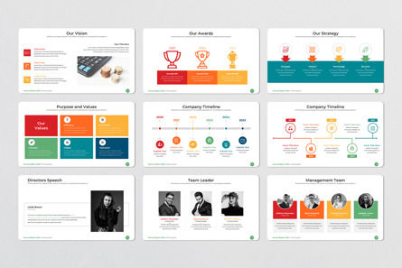 Company Annual Report Google Slides Template, 幻灯片 3, 14778, 商业 — PoweredTemplate.com
