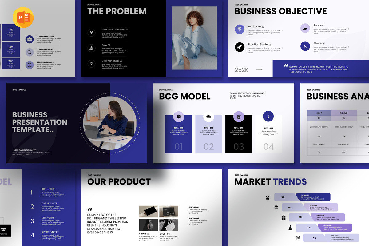 Business Presentation Template Presentation Template 148081