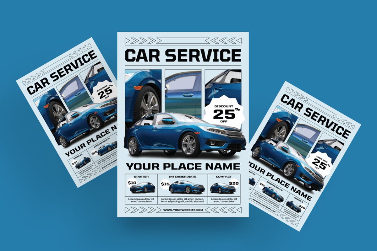 Car Service Flyer | Flyer | Catalystco Studio | 154964 ...