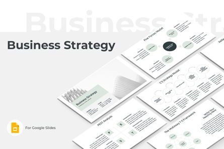 Business Strategy Google Slides Presentation Template, Tema de Google Slides, 08790, Modelos de negocios — PoweredTemplate.com