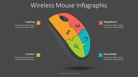 Wireless Mouse Infographic, Dia 2, 08826, Computers — PoweredTemplate.com
