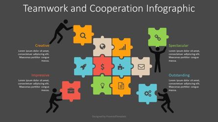 Teamwork and Cooperation Infographic, Slide 2, 08829, Business Concepts — PoweredTemplate.com