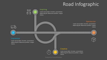 Road Junction Concept, Slide 2, 08831, Business Concepts — PoweredTemplate.com
